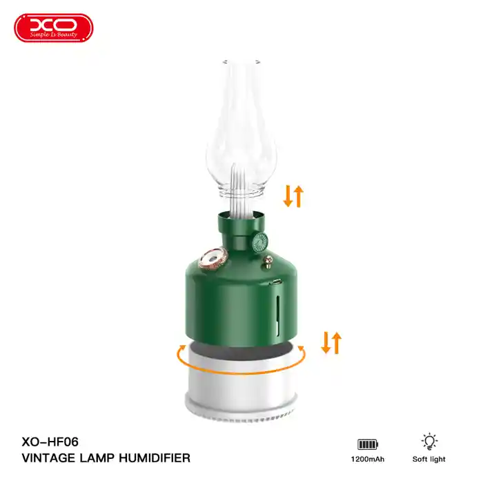 XO-HF06 Kerosene Lamp Colorful-styles Atmosphere Night Lamp Humidification Spray
